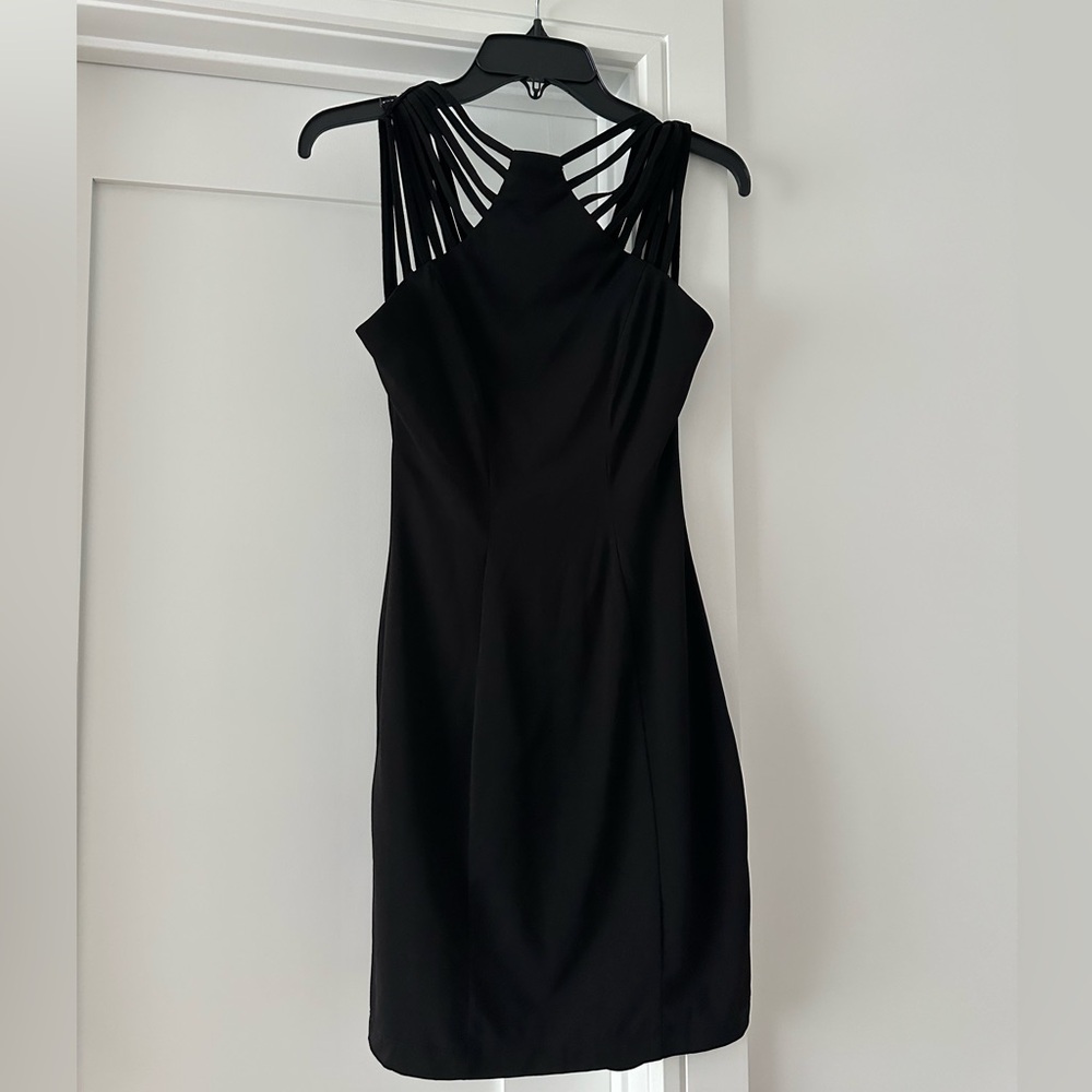 Mini black dress